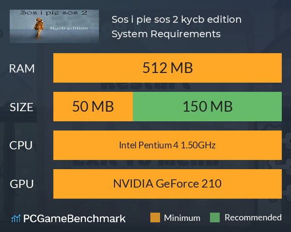 Sos i pie sos 2 kycb edition System Requirements PC Graph - Can I Run Sos i pie sos 2 kycb edition Sos i pie sos 2 kycb edition System Requirements PC Graph - Can I Run Sos i pie sos 2 kycb edition