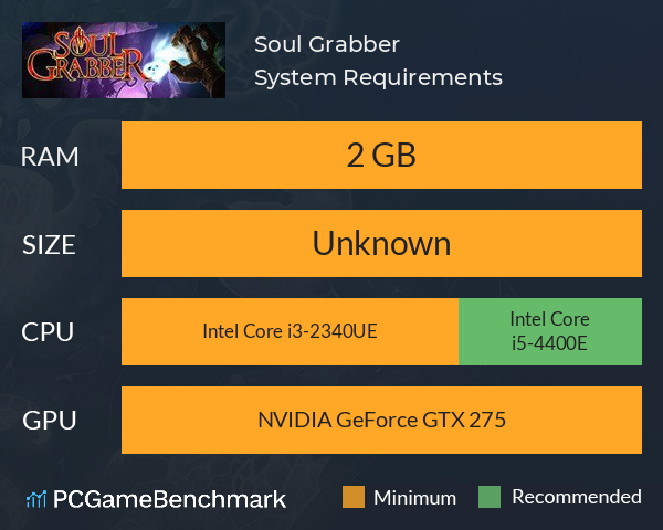 Soul Grabber System Requirements PC Graph - Can I Run Soul Grabber