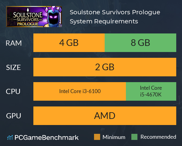 Soulstone Survivors: Prologue System Requirements PC Graph - Can I Run Soulstone Survivors: Prologue