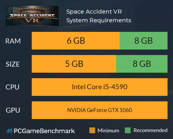 Space Accident VR System Requirements PC Graph - Can I Run Space Accident VR