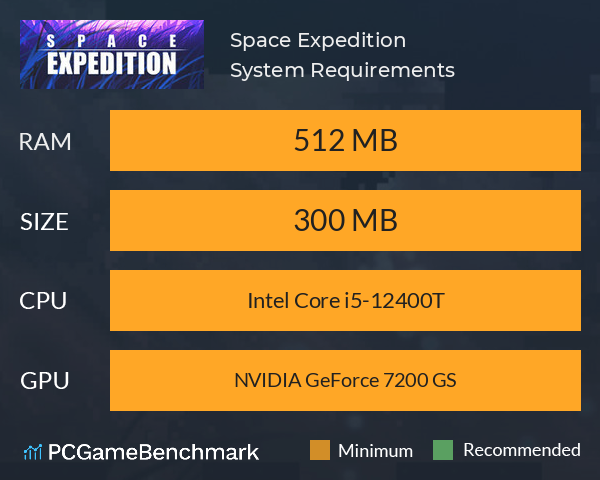 Space Expedition System Requirements PC Graph - Can I Run Space Expedition Space Expedition System Requirements PC Graph - Can I Run Space Expedition