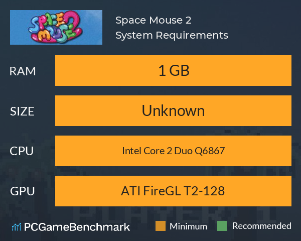 Space Mouse 2 System Requirements PC Graph - Can I Run Space Mouse 2 Space Mouse 2 System Requirements PC Graph - Can I Run Space Mouse 2