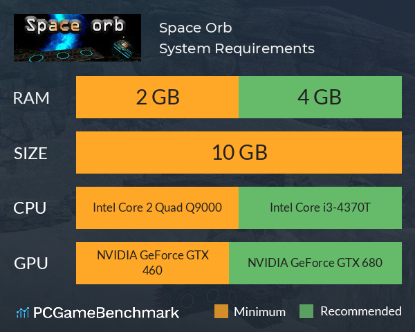 Space Orb System Requirements PC Graph - Can I Run Space Orb Space Orb System Requirements PC Graph - Can I Run Space Orb