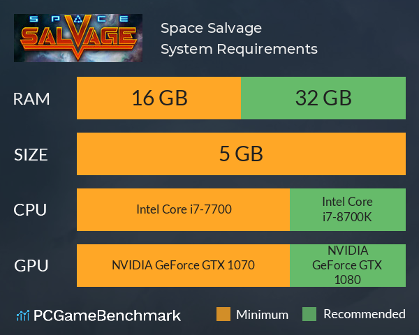 Space Salvage System Requirements PC Graph - Can I Run Space Salvage Space Salvage System Requirements PC Graph - Can I Run Space Salvage