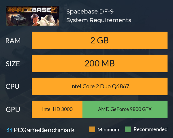 Spacebase DF-9 System Requirements PC Graph - Can I Run Spacebase DF-9 Spacebase DF-9 System Requirements PC Graph - Can I Run Spacebase DF-9