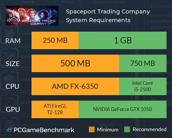Spaceport Trading Company System Requirements PC Graph - Can I Run Spaceport Trading Company Spaceport Trading Company System Requirements PC Graph - Can I Run Spaceport Trading Company