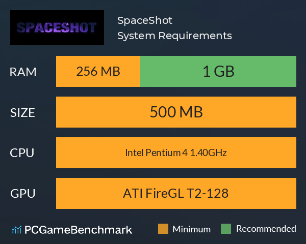 SpaceShot System Requirements PC Graph - Can I Run SpaceShot SpaceShot System Requirements PC Graph - Can I Run SpaceShot