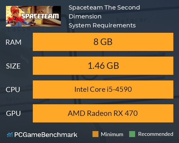 Spaceteam: The Second Dimension System Requirements PC Graph - Can I Run Spaceteam: The Second Dimension Spaceteam: The Second Dimension System Requirements PC Graph - Can I Run Spaceteam: The Second Dimension