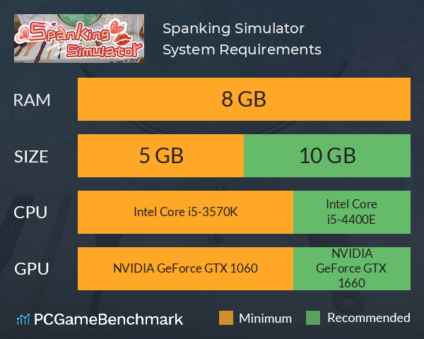 Spanking Simulator System Requirements PC Graph - Can I Run Spanking Simulator Spanking Simulator System Requirements PC Graph - Can I Run Spanking Simulator