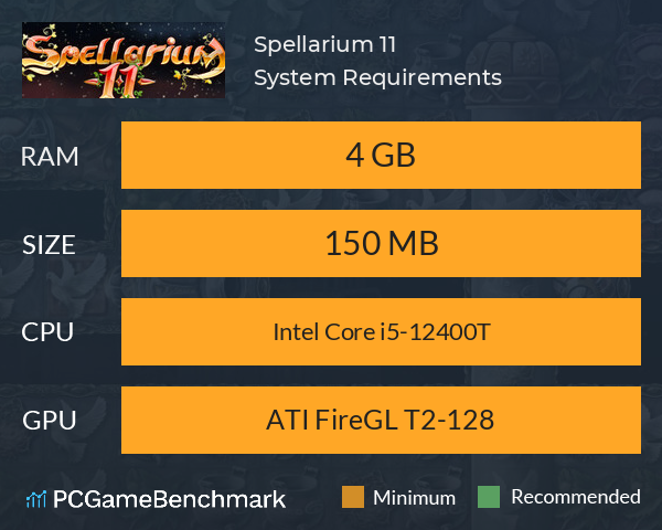 Spellarium 11 System Requirements PC Graph - Can I Run Spellarium 11 Spellarium 11 System Requirements PC Graph - Can I Run Spellarium 11