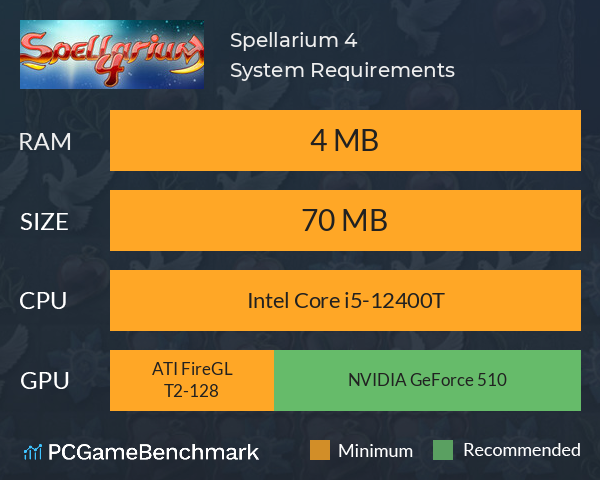 Spellarium 4 System Requirements PC Graph - Can I Run Spellarium 4 Spellarium 4 System Requirements PC Graph - Can I Run Spellarium 4