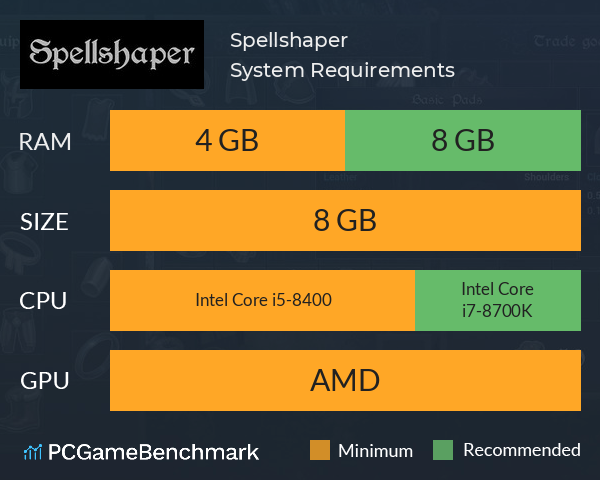 Spellshaper System Requirements PC Graph - Can I Run Spellshaper Spellshaper System Requirements PC Graph - Can I Run Spellshaper