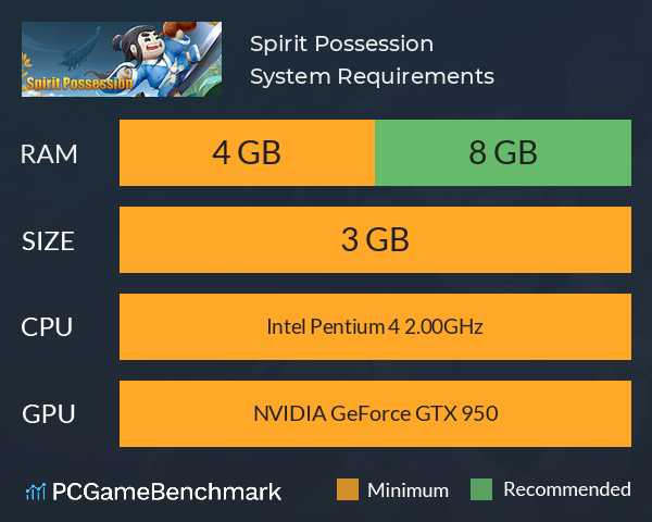 Spirit Possession System Requirements PC Graph - Can I Run Spirit Possession Spirit Possession System Requirements PC Graph - Can I Run Spirit Possession