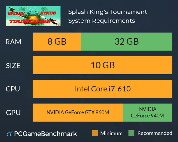 Splash King's Tournament System Requirements PC Graph - Can I Run Splash King's Tournament Splash King's Tournament System Requirements PC Graph - Can I Run Splash King's Tournament