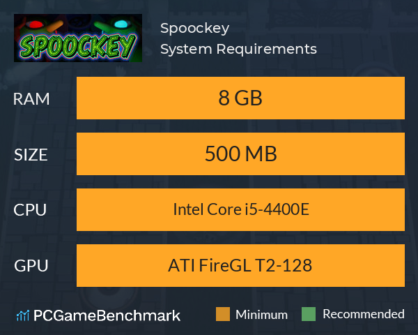 Spoockey System Requirements PC Graph - Can I Run Spoockey Spoockey System Requirements PC Graph - Can I Run Spoockey