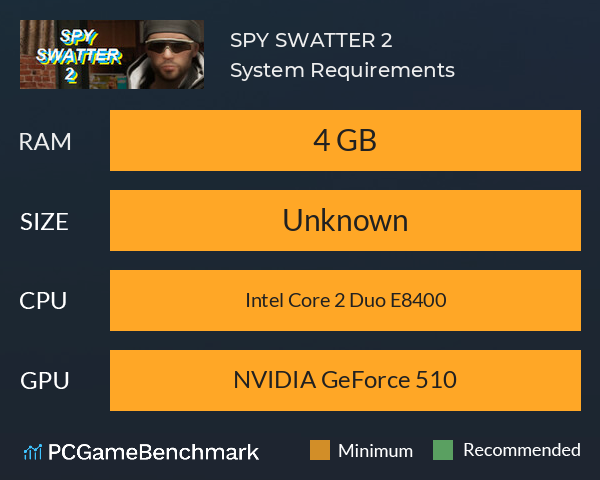 SPY SWATTER 2 System Requirements PC Graph - Can I Run SPY SWATTER 2 SPY SWATTER 2 System Requirements PC Graph - Can I Run SPY SWATTER 2
