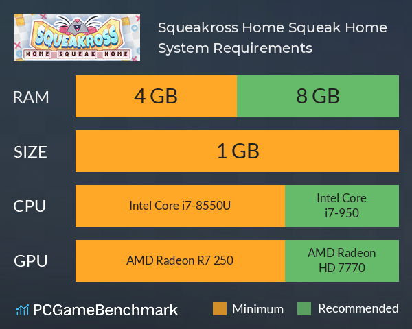 Squeakross: Home Squeak Home System Requirements PC Graph - Can I Run Squeakross: Home Squeak Home Squeakross: Home Squeak Home System Requirements PC Graph - Can I Run Squeakross: Home Squeak Home
