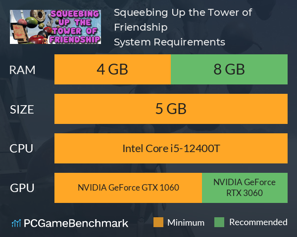 Squeebing Up the Tower of Friendship System Requirements PC Graph - Can I Run Squeebing Up the Tower of Friendship Squeebing Up the Tower of Friendship System Requirements PC Graph - Can I Run Squeebing Up the Tower of Friendship