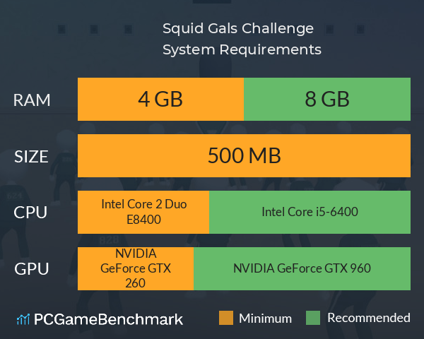 Squid Gals Challenge System Requirements PC Graph - Can I Run Squid Gals Challenge Squid Gals Challenge System Requirements PC Graph - Can I Run Squid Gals Challenge