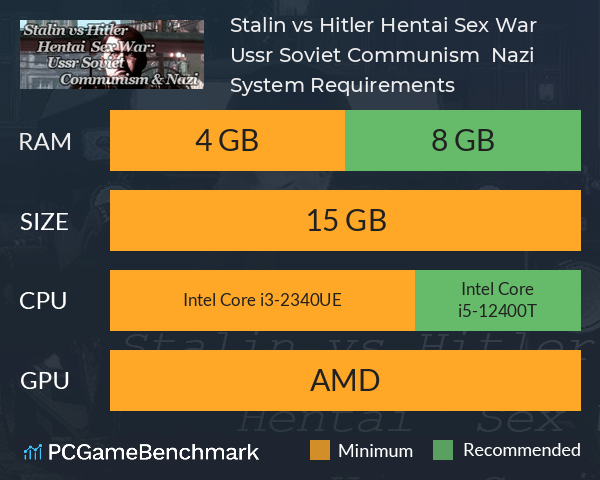 Stalin vs Hitler Hentai Sex War: Ussr Soviet Communism & Nazi System Requirements PC Graph - Can I Run Stalin vs Hitler Hentai Sex War: Ussr Soviet Communism & Nazi Stalin vs Hitler Hentai Sex War: Ussr Soviet Communism & Nazi System Requirements PC Graph - Can I Run Stalin vs Hitler Hentai Sex War: Ussr Soviet Communism & Nazi