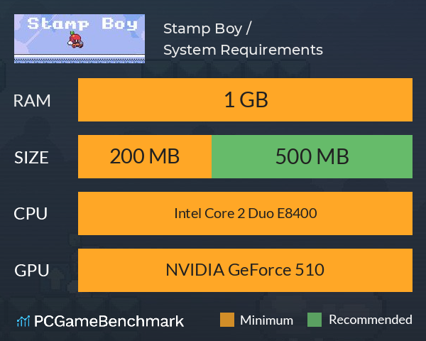 Stamp Boy / 跳跳小子 System Requirements PC Graph - Can I Run Stamp Boy / 跳跳小子 Stamp Boy / 跳跳小子 System Requirements PC Graph - Can I Run Stamp Boy / 跳跳小子
