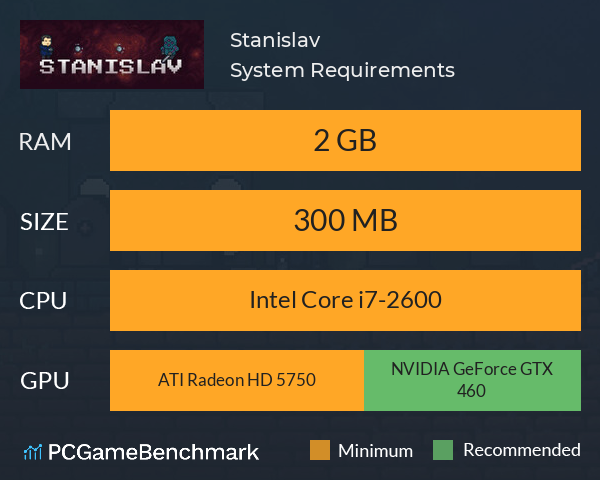 Stanislav System Requirements PC Graph - Can I Run Stanislav Stanislav System Requirements PC Graph - Can I Run Stanislav