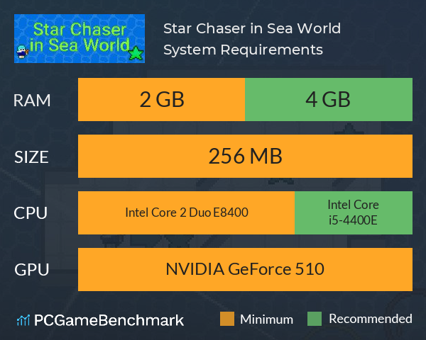Star Chaser in Sea World System Requirements PC Graph - Can I Run Star Chaser in Sea World Star Chaser in Sea World System Requirements PC Graph - Can I Run Star Chaser in Sea World