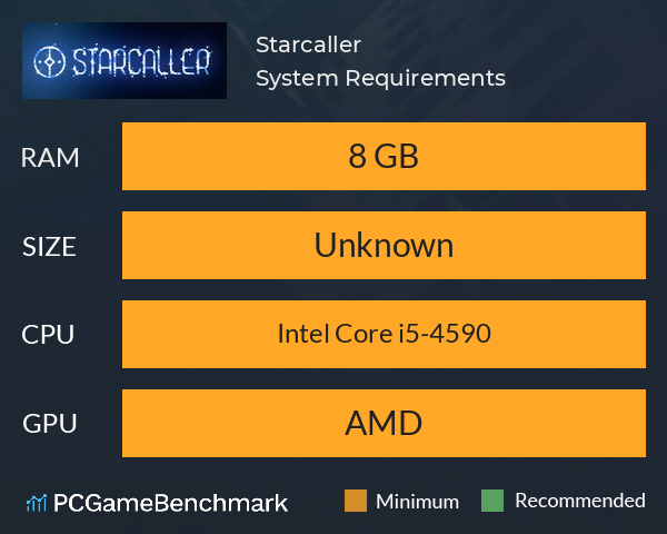 Starcaller System Requirements PC Graph - Can I Run Starcaller Starcaller System Requirements PC Graph - Can I Run Starcaller