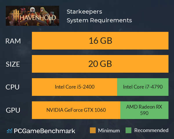 Starkeepers System Requirements PC Graph - Can I Run Starkeepers