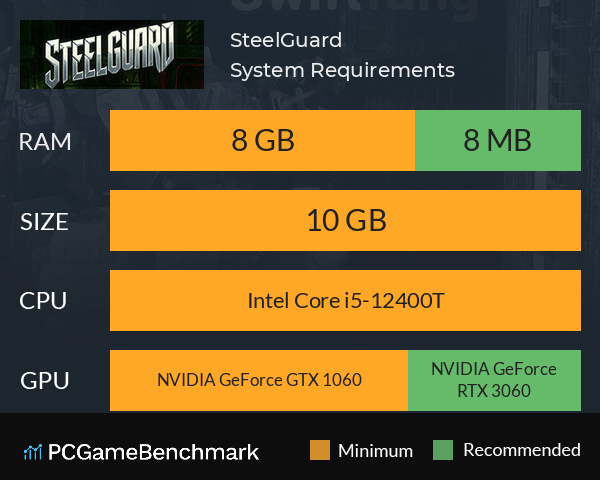 SteelGuard System Requirements PC Graph - Can I Run SteelGuard SteelGuard System Requirements PC Graph - Can I Run SteelGuard