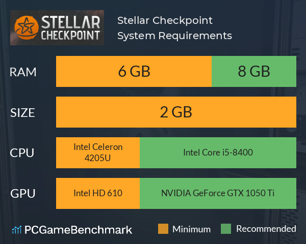Stellar Checkpoint System Requirements PC Graph - Can I Run Stellar Checkpoint Stellar Checkpoint System Requirements PC Graph - Can I Run Stellar Checkpoint