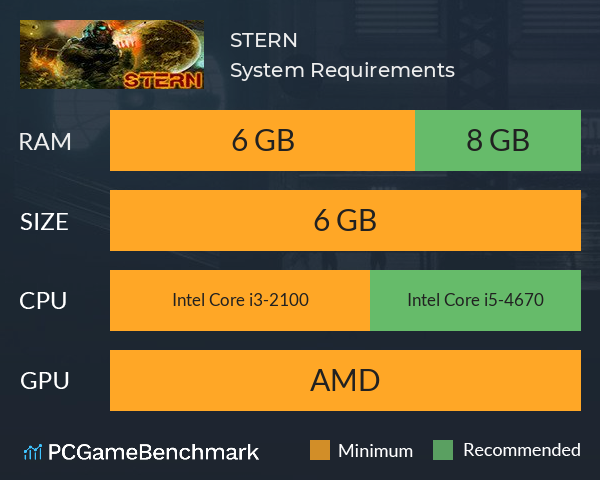 STERN System Requirements PC Graph - Can I Run STERN STERN System Requirements PC Graph - Can I Run STERN