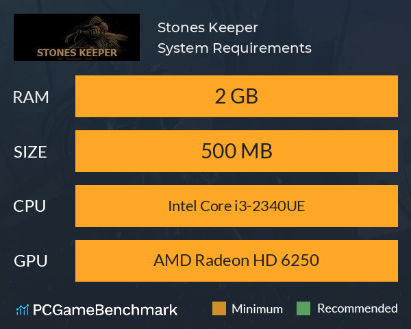 Stones Keeper System Requirements PC Graph - Can I Run Stones Keeper