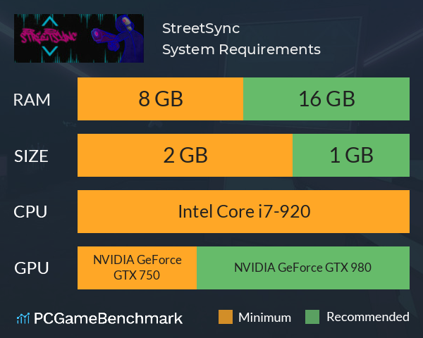 StreetSync System Requirements PC Graph - Can I Run StreetSync StreetSync System Requirements PC Graph - Can I Run StreetSync