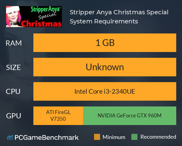 Stripper Anya: Christmas Special System Requirements PC Graph - Can I Run Stripper Anya: Christmas Special Stripper Anya: Christmas Special System Requirements PC Graph - Can I Run Stripper Anya: Christmas Special