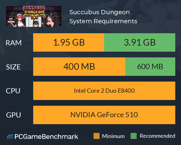 Succubus Dungeon System Requirements PC Graph - Can I Run Succubus Dungeon Succubus Dungeon System Requirements PC Graph - Can I Run Succubus Dungeon