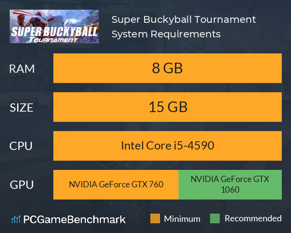 Super Buckyball Tournament System Requirements PC Graph - Can I Run Super Buckyball Tournament