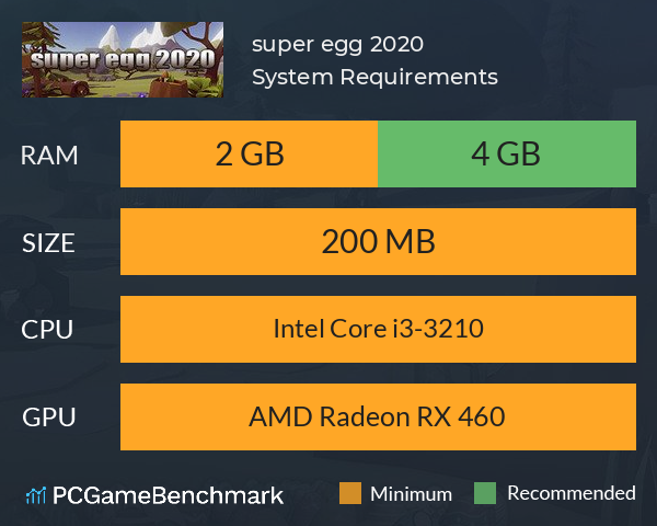 super egg 2020 System Requirements PC Graph - Can I Run super egg 2020 super egg 2020 System Requirements PC Graph - Can I Run super egg 2020