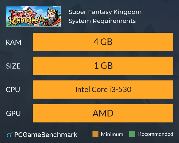 Super Fantasy Kingdom System Requirements PC Graph - Can I Run Super Fantasy Kingdom Super Fantasy Kingdom System Requirements PC Graph - Can I Run Super Fantasy Kingdom
