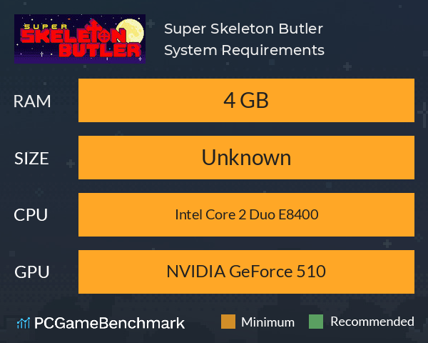 Super Skeleton Butler System Requirements PC Graph - Can I Run Super Skeleton Butler Super Skeleton Butler System Requirements PC Graph - Can I Run Super Skeleton Butler