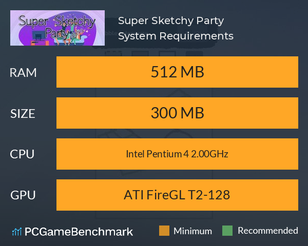 Super Sketchy Party System Requirements PC Graph - Can I Run Super Sketchy Party Super Sketchy Party System Requirements PC Graph - Can I Run Super Sketchy Party