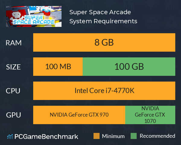 Super Space Arcade System Requirements PC Graph - Can I Run Super Space Arcade Super Space Arcade System Requirements PC Graph - Can I Run Super Space Arcade