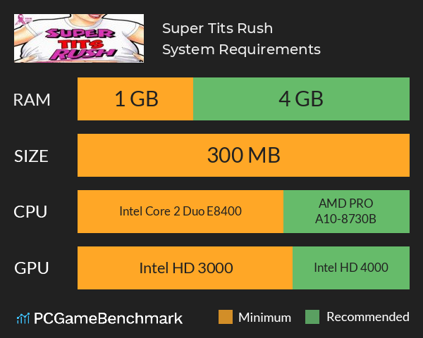Super Tits Rush System Requirements PC Graph - Can I Run Super Tits Rush Super Tits Rush System Requirements PC Graph - Can I Run Super Tits Rush