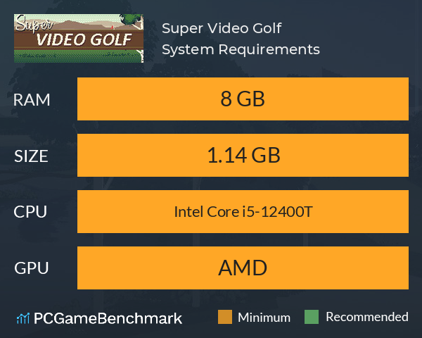 Super Video Golf System Requirements PC Graph - Can I Run Super Video Golf