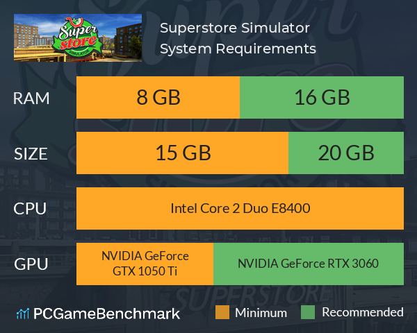 Superstore Simulator System Requirements PC Graph - Can I Run Superstore Simulator