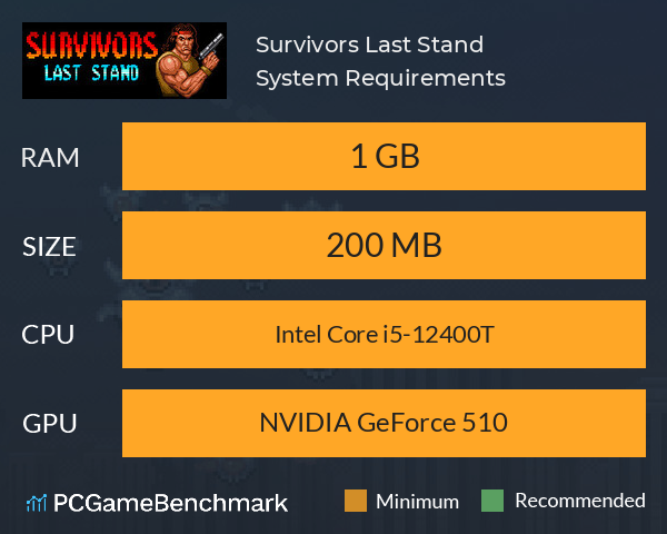 Survivors Last Stand System Requirements PC Graph - Can I Run Survivors Last Stand