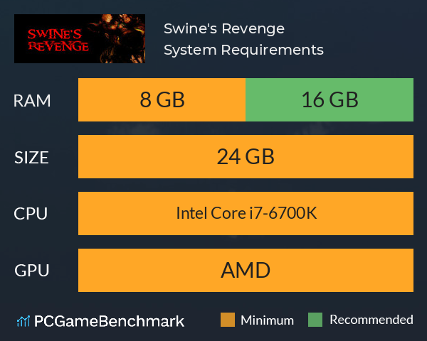 Swine's Revenge System Requirements PC Graph - Can I Run Swine's Revenge Swine's Revenge System Requirements PC Graph - Can I Run Swine's Revenge