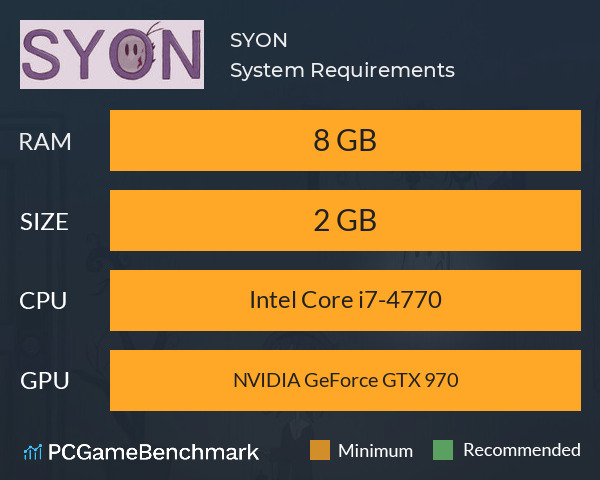 SYON System Requirements PC Graph - Can I Run SYON SYON System Requirements PC Graph - Can I Run SYON