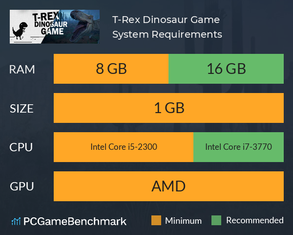 T-Rex Dinosaur Game