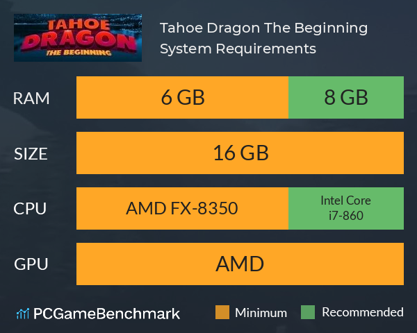 Tahoe Dragon: The Beginning System Requirements PC Graph - Can I Run Tahoe Dragon: The Beginning Tahoe Dragon: The Beginning System Requirements PC Graph - Can I Run Tahoe Dragon: The Beginning